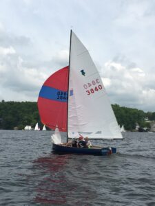 17' thistle sailboat